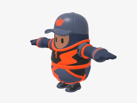 Slugger Fall Guy - Fortnite 3D Model