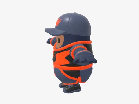 Slugger Fall Guy - Fortnite 3D Model