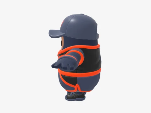 Slugger Fall Guy - Fortnite 3D Model