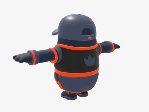 Slugger Fall Guy - Fortnite 3D Model