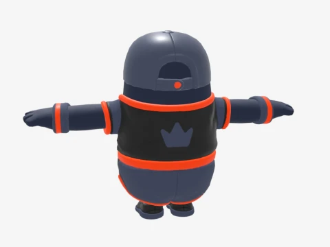 Slugger Fall Guy - Fortnite 3D Model