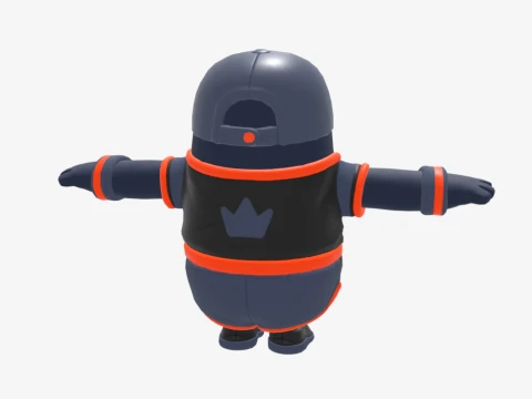 Slugger Fall Guy - Fortnite 3D Model