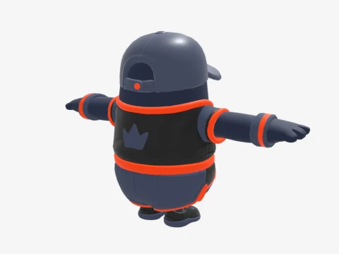 Slugger Fall Guy - Fortnite 3D Model