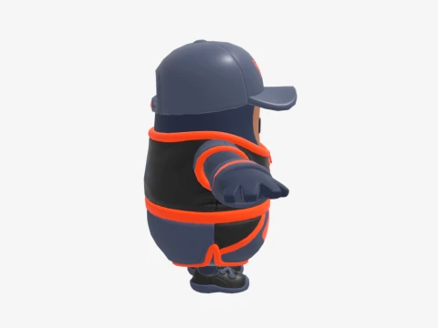 Slugger Fall Guy - Fortnite 3D Model