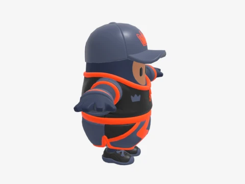 Slugger Fall Guy - Fortnite 3D Model