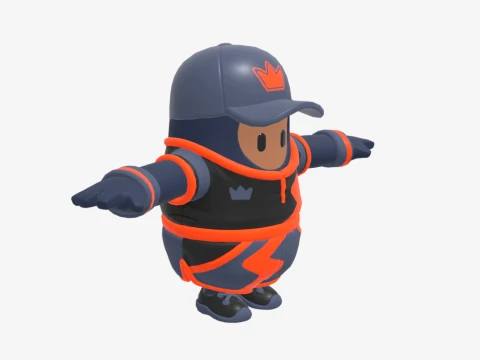 Slugger Fall Guy - Fortnite 3D Model