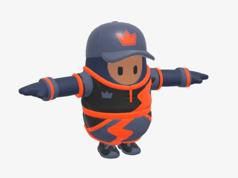 Slugger Fall Guy - Fortnite 3D Model