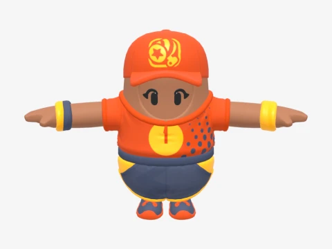 Fastball Fall Guy - Fortnite 3D Model