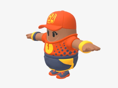 Fastball Fall Guy - Fortnite 3D Model