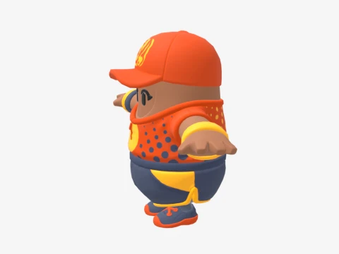Fastball Fall Guy - Fortnite 3D Model