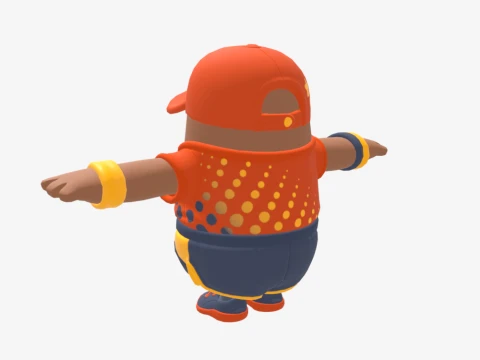 Fastball Fall Guy - Fortnite 3D Model