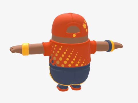 Fastball Fall Guy - Fortnite 3D Model