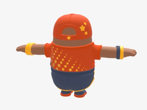 Fastball Fall Guy - Fortnite 3D Model