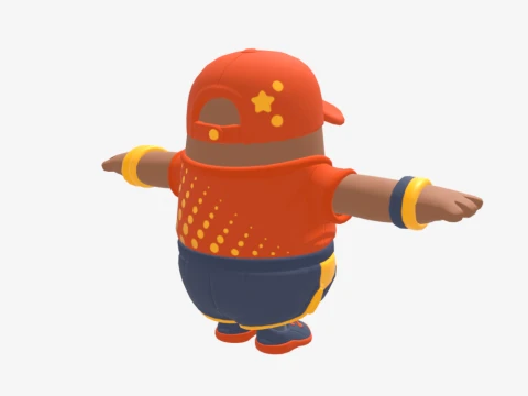 Fastball Fall Guy - Fortnite 3D Model
