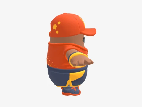 Fastball Fall Guy - Fortnite 3D Model