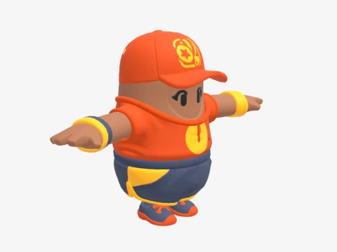 Fastball Fall Guy - Fortnite 3D Model