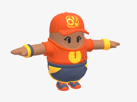 Fastball Fall Guy - Fortnite 3D Model