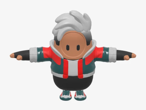 Vendetta Fall Guy - Fortnite 3D Model