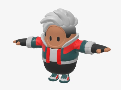 Vendetta Fall Guy - Fortnite 3D Model