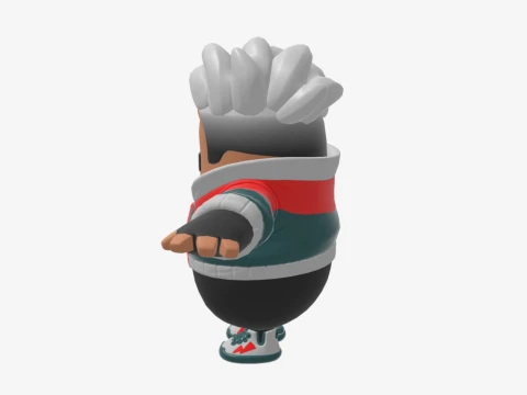 Vendetta Fall Guy - Fortnite 3D Model