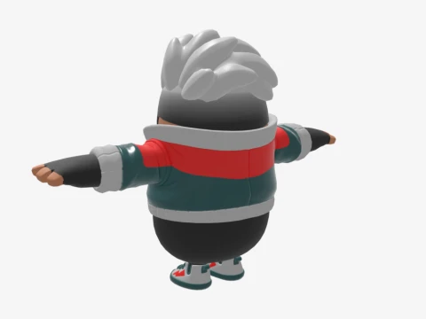 Vendetta Fall Guy - Fortnite 3D Model