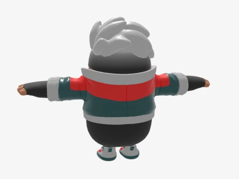 Vendetta Fall Guy - Fortnite 3D Model
