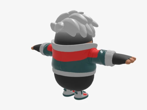 Vendetta Fall Guy - Fortnite 3D Model