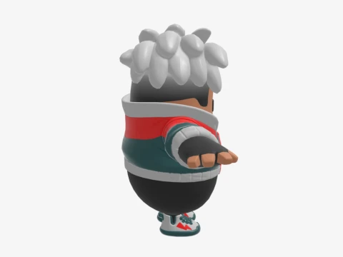 Vendetta Fall Guy - Fortnite 3D Model