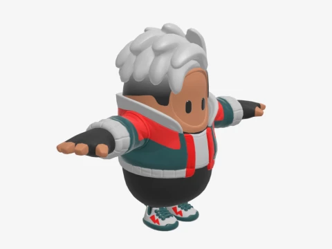 Vendetta Fall Guy - Fortnite 3D Model