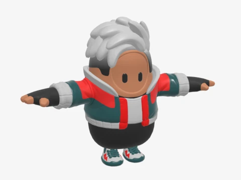 Vendetta Fall Guy - Fortnite 3D Model