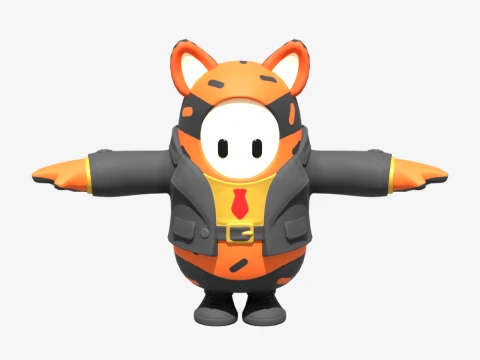 Oscar Fall Guy - Fortnite 3D Model