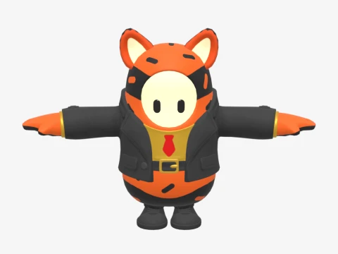 Oscar D&uuml;şen Adam - Fortnite 3D Model