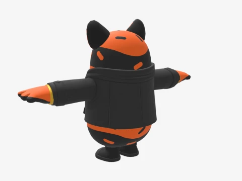 Oscar D&uuml;şen Adam - Fortnite 3D Model