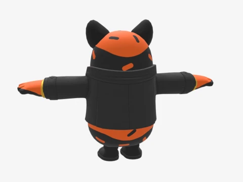 Oscar D&uuml;şen Adam - Fortnite 3D Model
