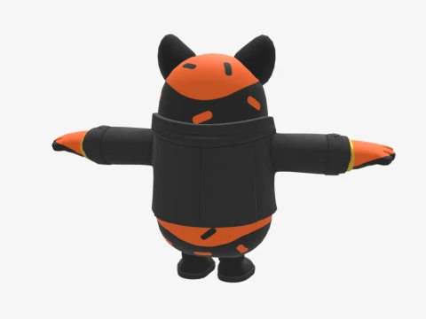 Oscar D&uuml;şen Adam - Fortnite 3D Model