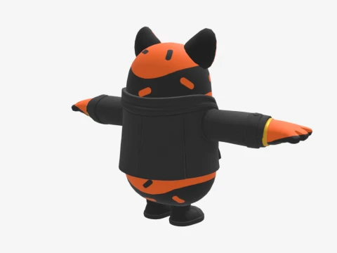 Oscar D&uuml;şen Adam - Fortnite 3D Model