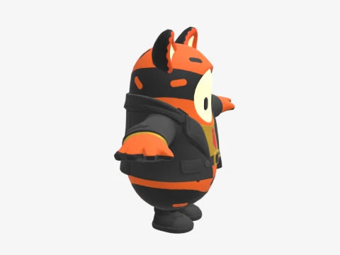 Oscar D&uuml;şen Adam - Fortnite 3D Model