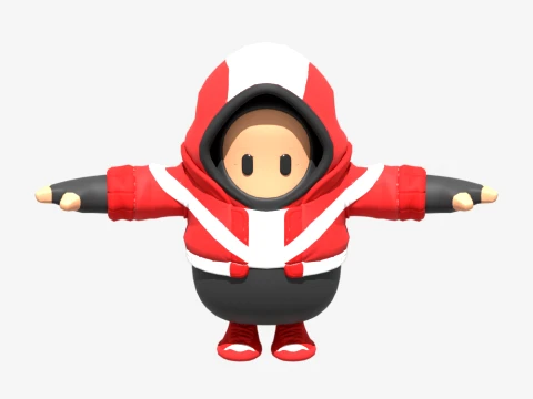 Champion Stashd Fall Guy - Fortnite 3D Model