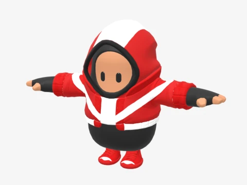 Champion Stashd Fall Guy - Fortnite 3D Model