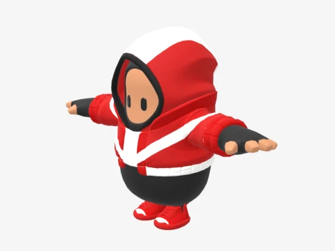 Champion Stashd Fall Guy - Fortnite 3D Model
