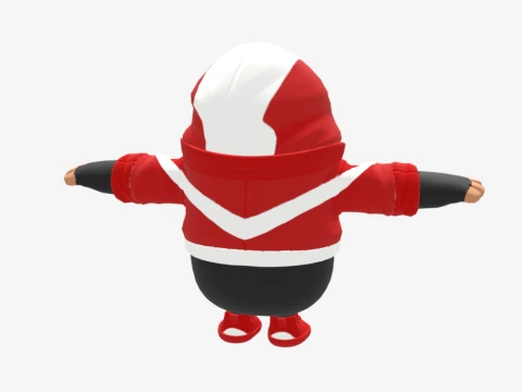 Champion Stashd Fall Guy - Fortnite 3D Model