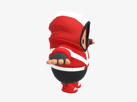 Champion Stashd Fall Guy - Fortnite 3D Model