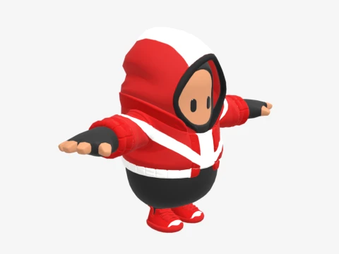 Champion Stashd Fall Guy - Fortnite 3D Model