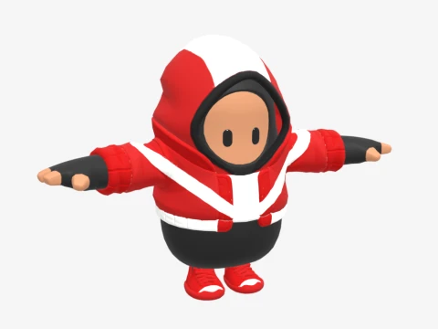 Champion Stashd Fall Guy - Fortnite 3D Model