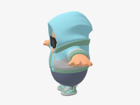 Jax Spade Fall Guy - Fortnite 3D Model