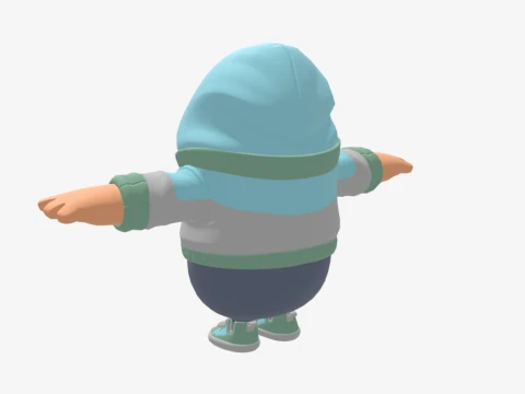 Jax Spade Fall Guy - Fortnite 3D Model