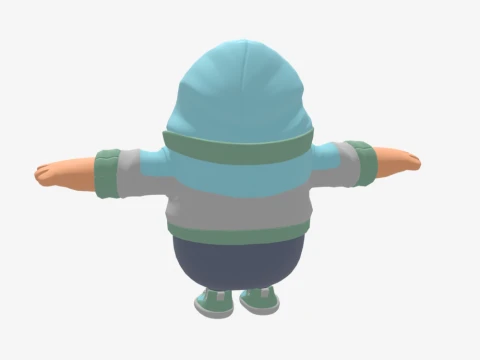 Jax Spade Fall Guy - Fortnite 3D Model