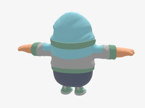 Jax Spade Fall Guy - Fortnite 3D Model