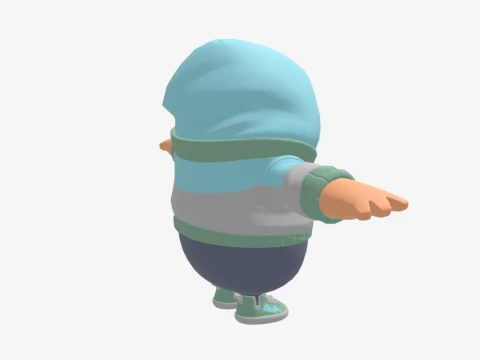 Jax Spade Fall Guy - Fortnite 3D Model