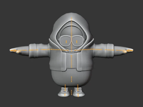 Jax Spade Fall Guy - Fortnite 3D Model